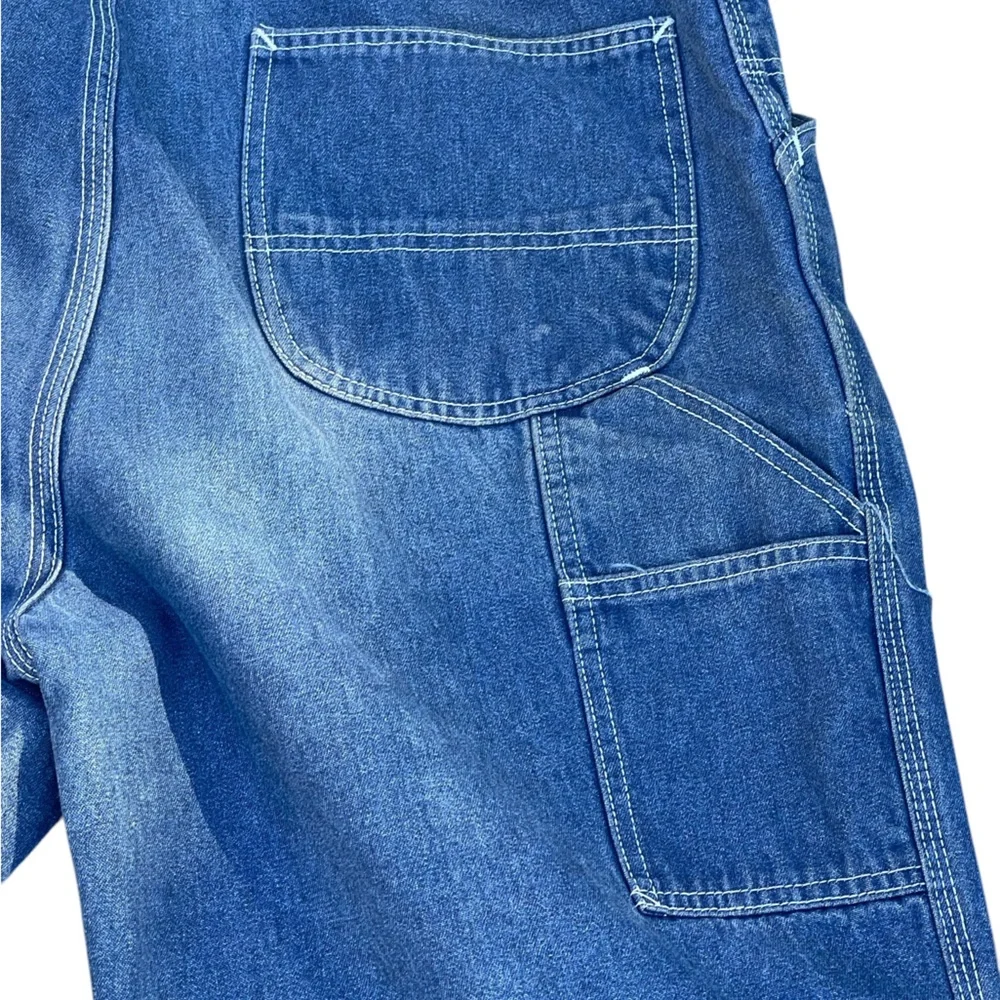 Vintage 1970’s Roebucks blue Jeans size 44 x 32 (waist altered)-RARE MENS DENIM